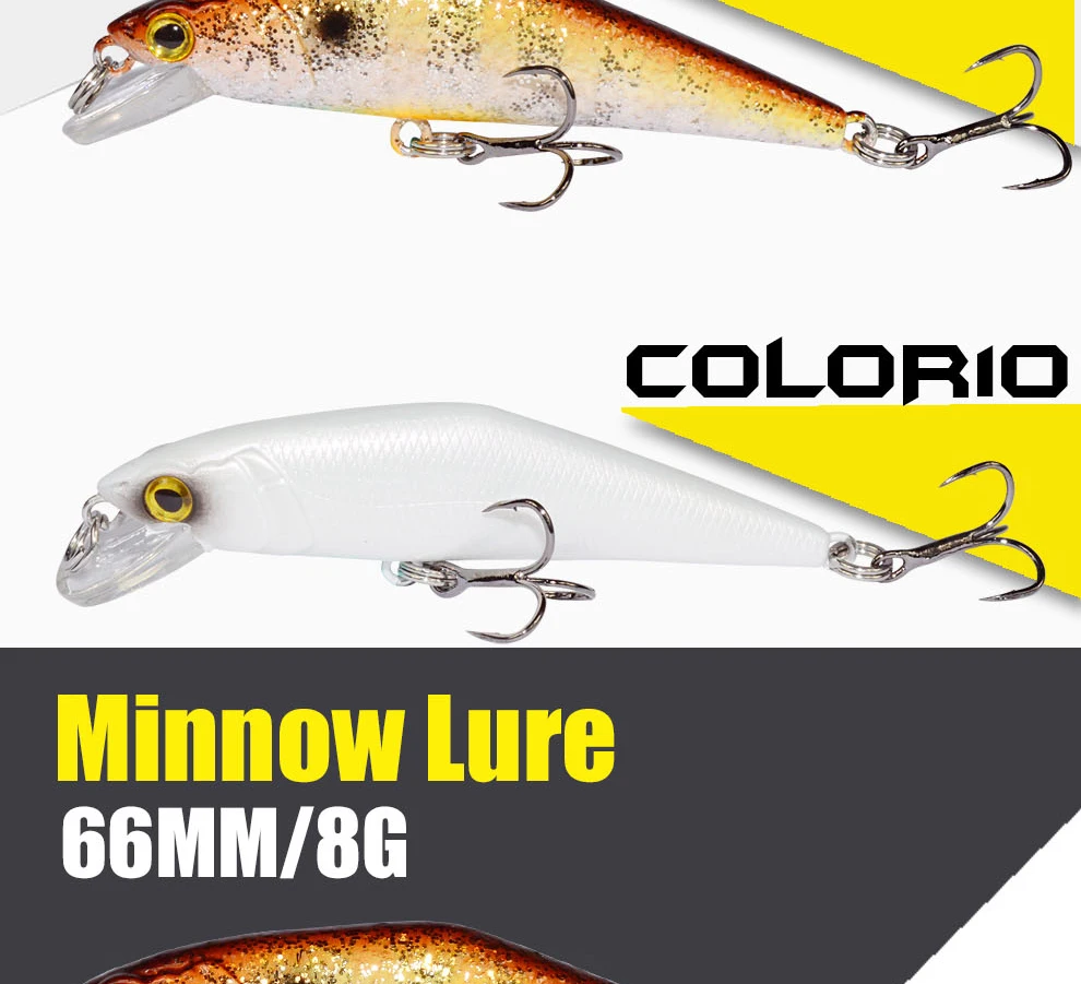 Afishlure 66 мм/8 г Гольян приманки тонущие жесткие приманки Iscas искусственные Pesca Leurre Dur Peche приманка для рыбалки ABS жесткая приманка D-Minnow