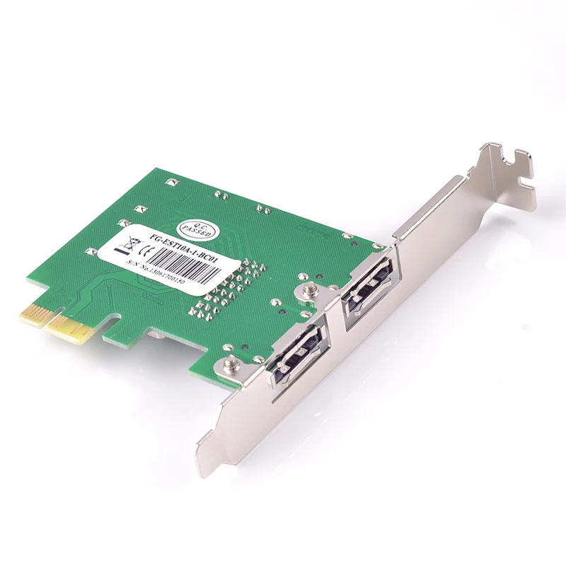 PCIE PCI express 2x eSATA 2x SATA III карты расширения PCI-E для SATA3 SATA3.0 6 ГБ/сек. адаптер