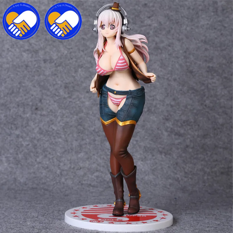 Игрушка мечты FURYU SONICO игрушки фигурка супер Соник купальник Ver. Сексуальные ПВХ Джинсы Sonic аниме Фигурное бикини сексуальная девушка фигурка