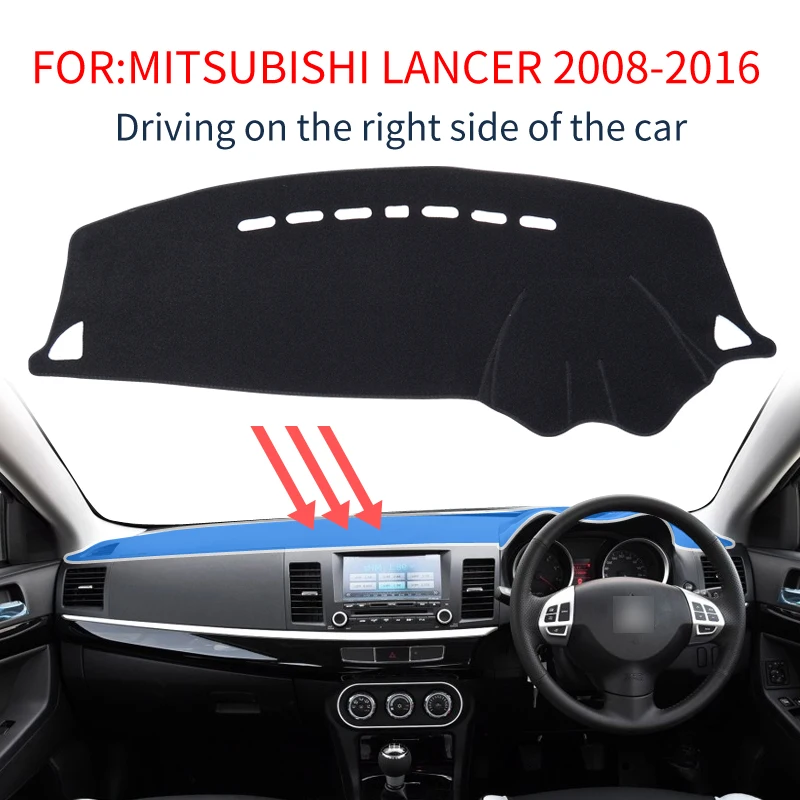 Противоскользящий коврик для Mitsubishi Lancer 2008 ~ 2016 Ralliart EVO X Galant Fortis EX накладка на