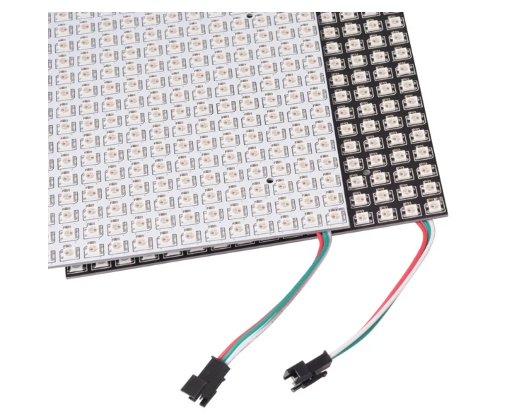 

[Seven Neon]Free shipping DC5V 8*32 256led WS2812B/WS281 LED Flexible Panel Screen LED RGB Pixel Digital Addressable light
