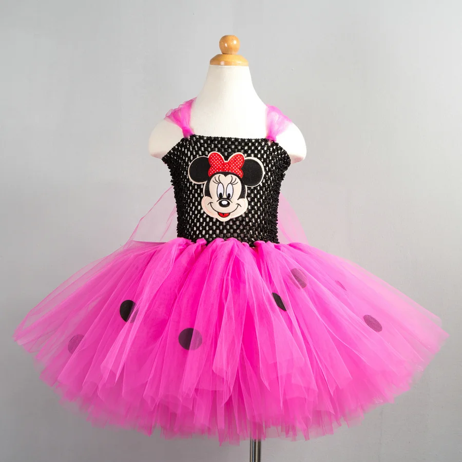 2017 Nueva Minnie Mouse Vestido Del Tutú para el Bebé 2 T 3 T de Los ...