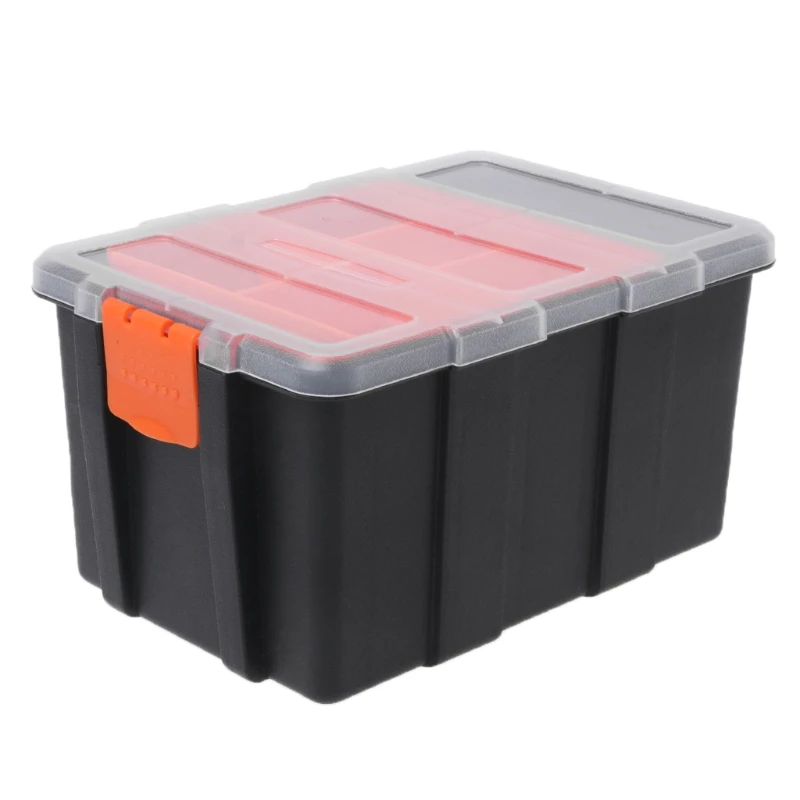 Аппаратная коробка прозрачный многофункциональный хранилище инструментов пластиковый органайзер # Aug.26