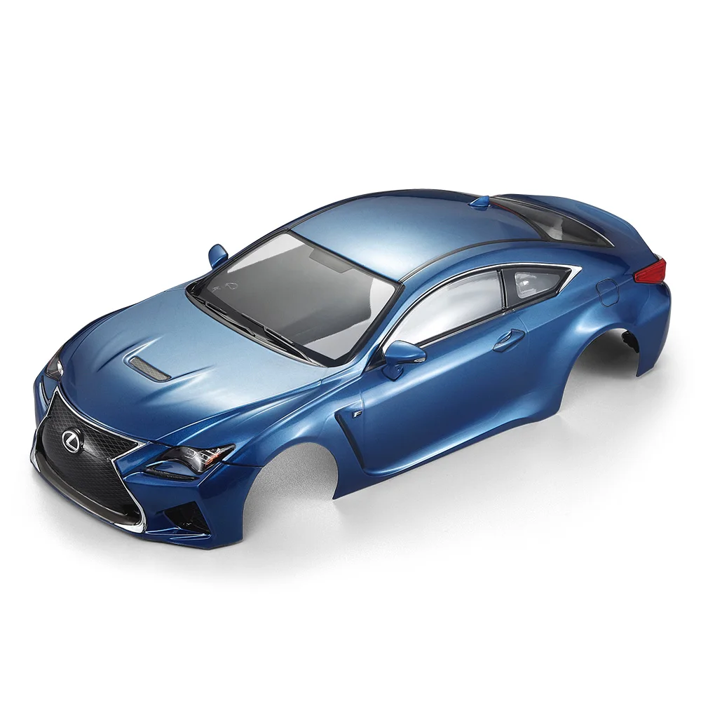 48648 Радиоуправляемая машина 257 мм для LEXUS RC F готовая Рама корпуса 1/10 электрическая туристическая радиоуправляемая Гоночная машина diy запчасти - Цвет: Синий