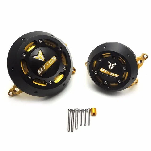 

KEMiMOTO 2016 NEW MT-09 MT 09 MT09 tracer Engine Guard Protector For YAMAHA MT-09 Engine Guard Case Slider Cover Protector Set