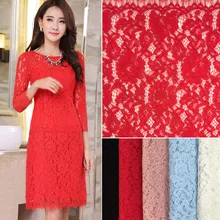 BIDORA 1 yard Lace Fabrics dobby 7 Colors Summer Dresses Wedding Dresses Lace Women’s Clothing Home Textiles cloth 1161