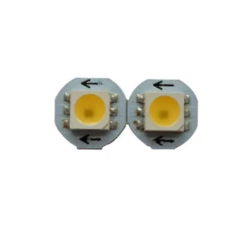 

100X Addressable SK9822 White color 5050SMD led chip separate date and clock signal led with 10mm aluminum PCB free shipping