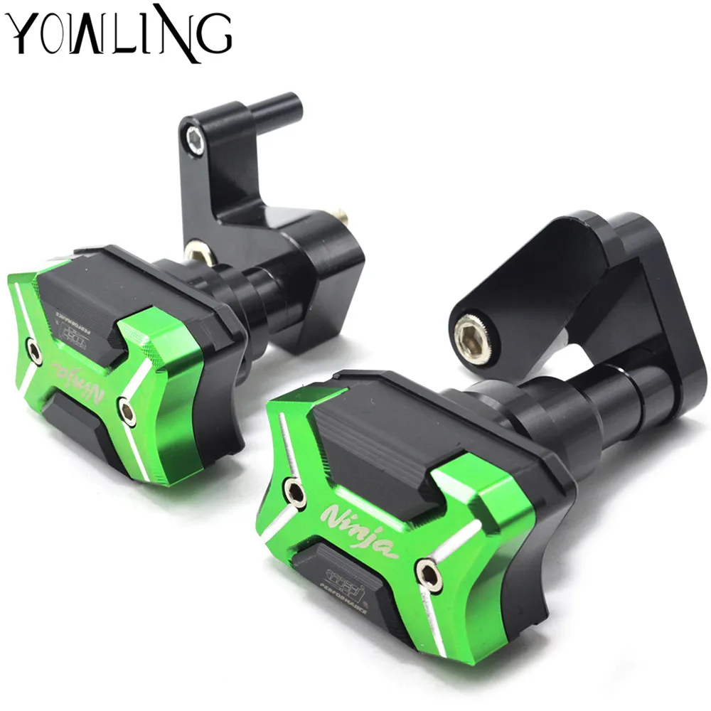 

For Kawasaki ZX10R ZX-10R ZX 10R 2008 2009 2010 Motorcycle Accessories CNC Aluminium Slider Fairing Guard Crash Pad Protector