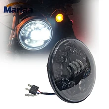 Marlaa 7″ LED Headlight For Harley Davidson Motorcycle Projector Daymaker HID LED Light Bulb For Jeep Wrangler JK LJ CJ Headlamp
