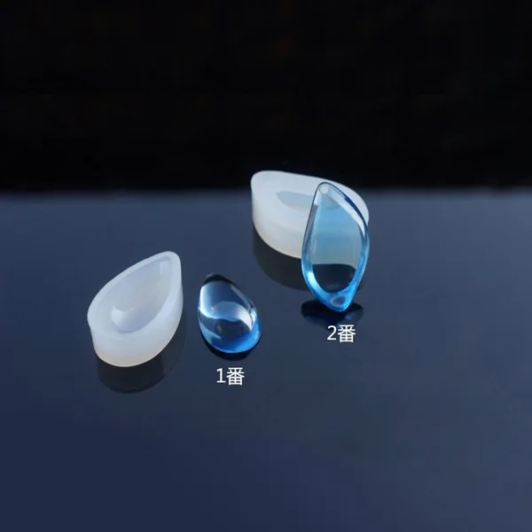 

2 Style Jewelry Diamond Type With Hole DIY Silicone Mould Resin Necklace Craft Jewellery Making Mold Resin Molds For Jewelry