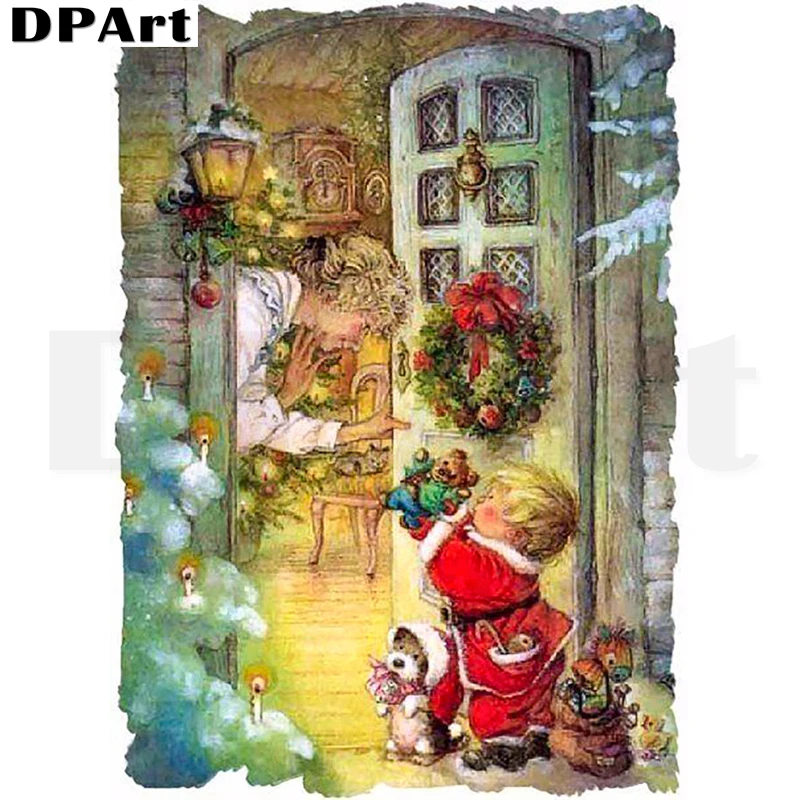 

Diamond Painting Full Square/Round Drill Christmas Presents Daimond Embroidery Painting Cross Stitch Kit Mosaic Rhinestone X097
