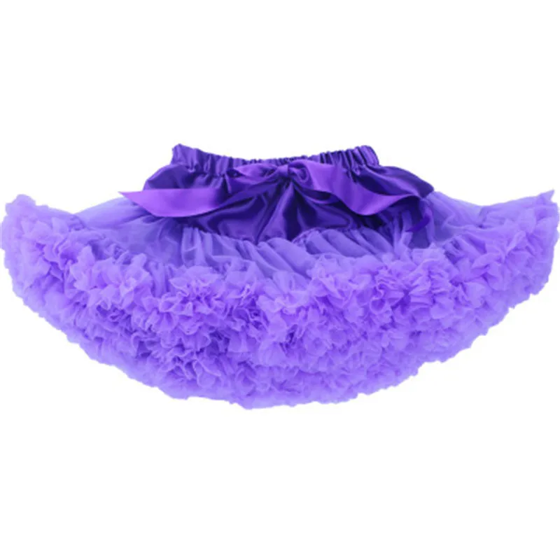 

Colorful baby kids girls chiffon fluffy pettiskirts summer skirts dance wear Children party costume candy color AA3331