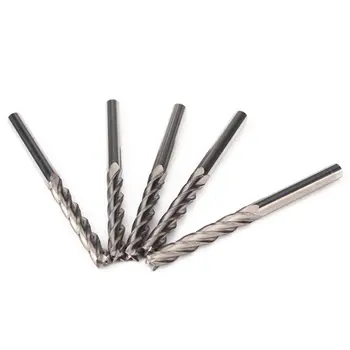

10pcs 3.175mm x 22mm CNC 4 Flute Spiral Bit End Mill Cutter