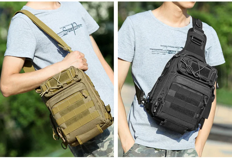 Bolsa de Peito Militar do Exército Cinto Tático Sling Bolsas Mochila Molle Caça Mochilas Ombro Acampamento Pesca Xa663wa 21 Cinto tático saco de peito sling sacos