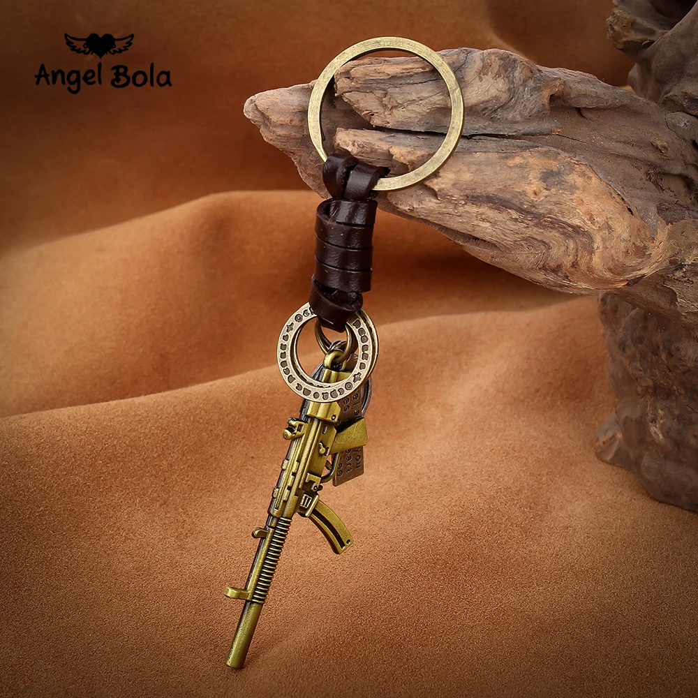 

Drop Shipping Fashion Jewelry Multi Styles Copper Alloy Vintage Keychains Personalized Leather Key Rings Accessories for Gift