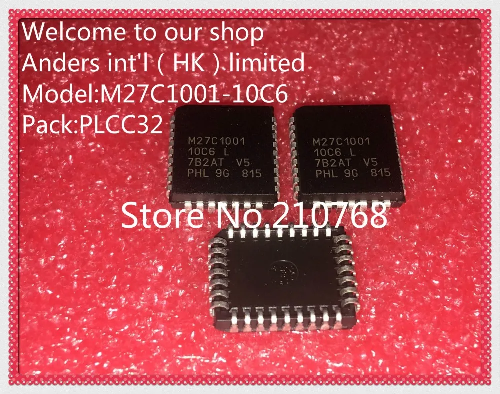 10 шт./лот M27C1001-10C6 M27C1001 PLCC32 | Электронные компоненты и принадлежности