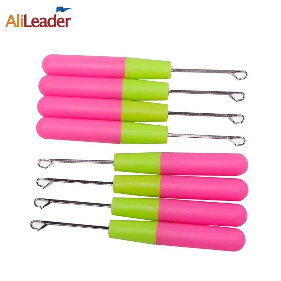 5pcs/lot Plastic Crochet Braid Needle For Human Hair Extension Tools