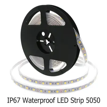 

5050 LED Strip IP67 Waterproof DC12V 60 LED/M High Quality Silicon Tube Waterproof LED Strip RGB/White/Warm White