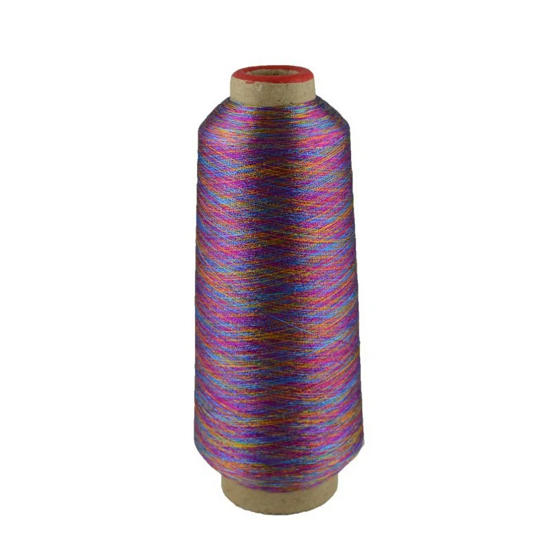 Высокое качество 22/многоцветный 3500 м/рулон DMC металлические нитки для вязания крючком нитки для вышивки крестом швейные нити Z1