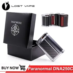 Оригинальный потерянный VAPE Paranormal DNA250C коробка мод 200 Вт DNA250 Replay электронная сигарета Vape мод питание от Evolv DNA 250C доска