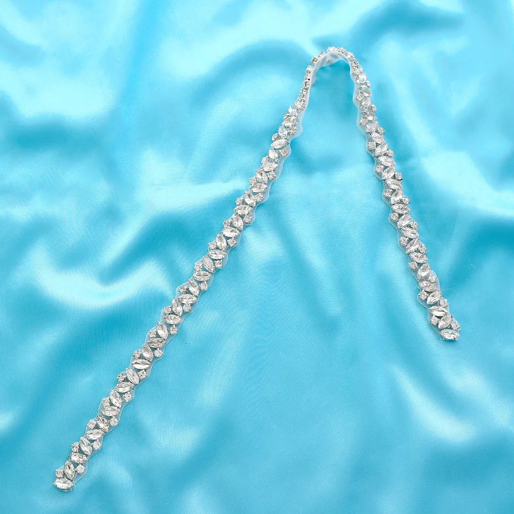 SESTHFAR Beaded Rhinestones Wedding Belt crystal belt Pearls Bridal Belt for Dress Wedding Accessories bridal waistband