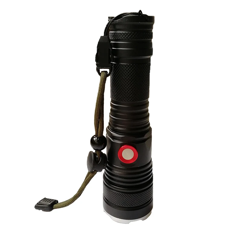 Долго бросить CREE XM-L T6 светодио дный фонарик с помощью 26650 или 18650 литий-ионный Батарея, супер яркий 5 режимов Тактический светодио дный факел