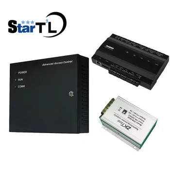 

Free Shipping ZK Inbio260 Two-door Two-Way Fingerprint Access Control Panel With Metal Case Power Supply Access Control Board