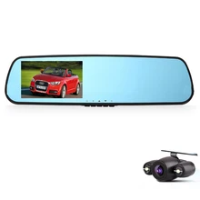 New Full HD 1080P Car Dvr Camera Night Vision 4.3 Inch Recorder Dual Lens Registrar Camcorder Vision Looping Recording Black Box