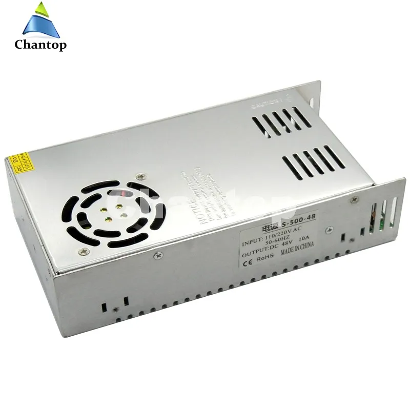  48V 10A 500W switching power supply Driver ac to dc transformer AC 110V 220V input for Stepping mot