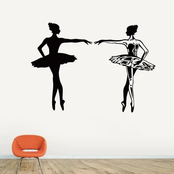 

New arrival Dancing Ballet Girls Wall Decal Sticker Words for Children Kids Room Dancing Room Dance training sites