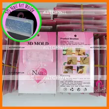 Акриловые гелевые ногти A_Grade 3D художественные формы ногтей шаблоны DIY ваш дизайн ногтей 60 шт./партия