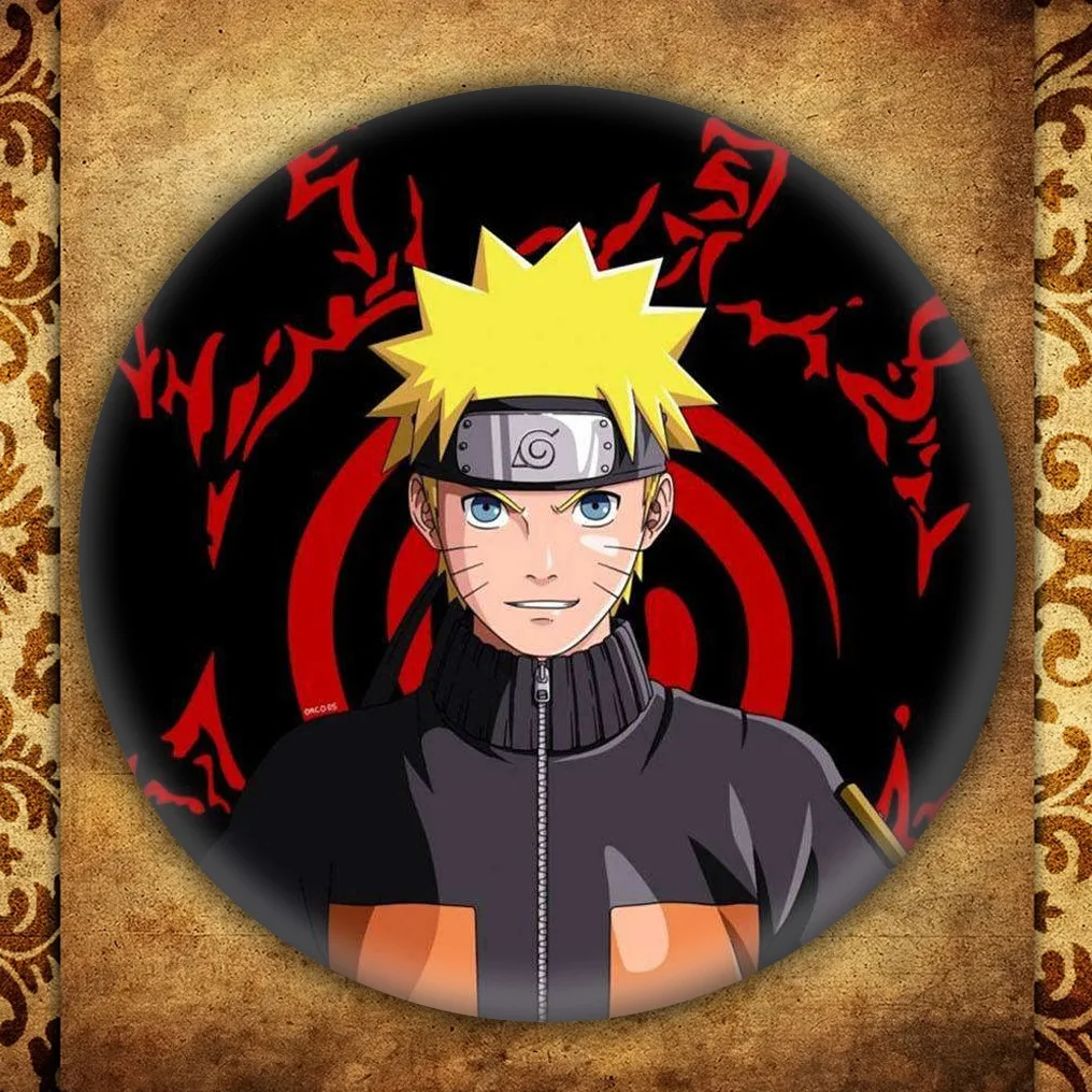 Ботинки в стиле аниме Naruto бейдж с дисплеем японский мультфильм рисунок героя
