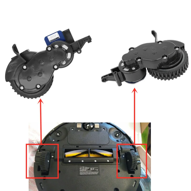 790 t робот правое колесо левое колесо для proscenic 790T 790 t Роботизированный пылесос запасные части Аксессуары Замена
