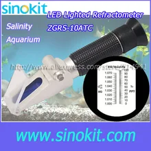 Горячие продажи в аквариуме рефрактометр солености-ZGRS-10ATC