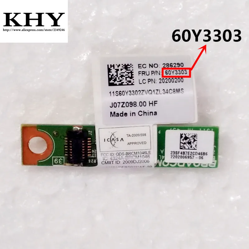 Карта адаптера Bluetooth 4 0 для Thinkpad X200 X220 T400S T410 T420 T430 T430S T510 T520 T530 W510 W520 W530 FRU 60Y3303