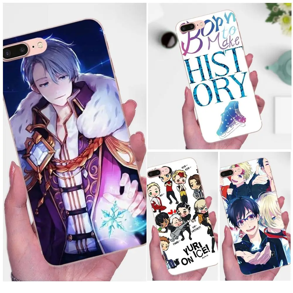 Милый аниме Yuri On Ice красочный для Xiaomi Redmi Note 2 3 3S 4 4A 4X 5 5A 6 6A Pro Plus|Бамперы| |