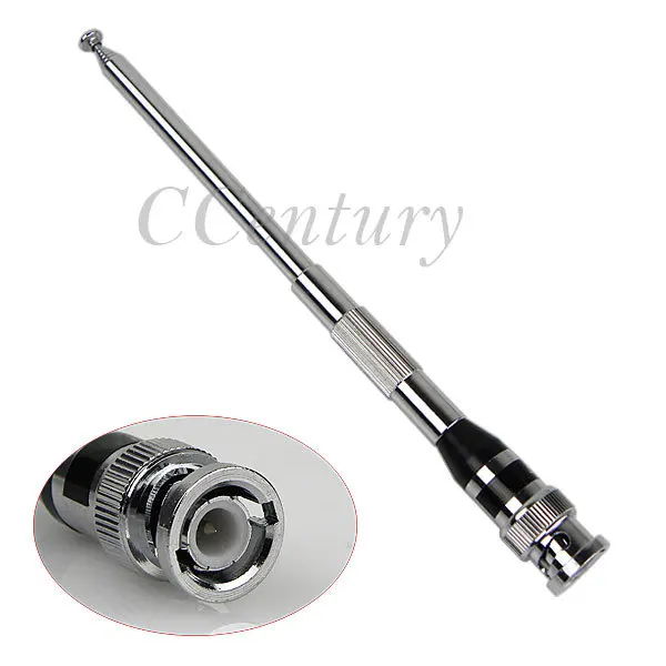 

UHF 400-470MHz Telescopic BNC Metal Antenna for Kenwood Icom Walkie Talkie TK-100 TK-200 TK-210 IC-V8 IC-V82 IC-V80 CB Ham Radio