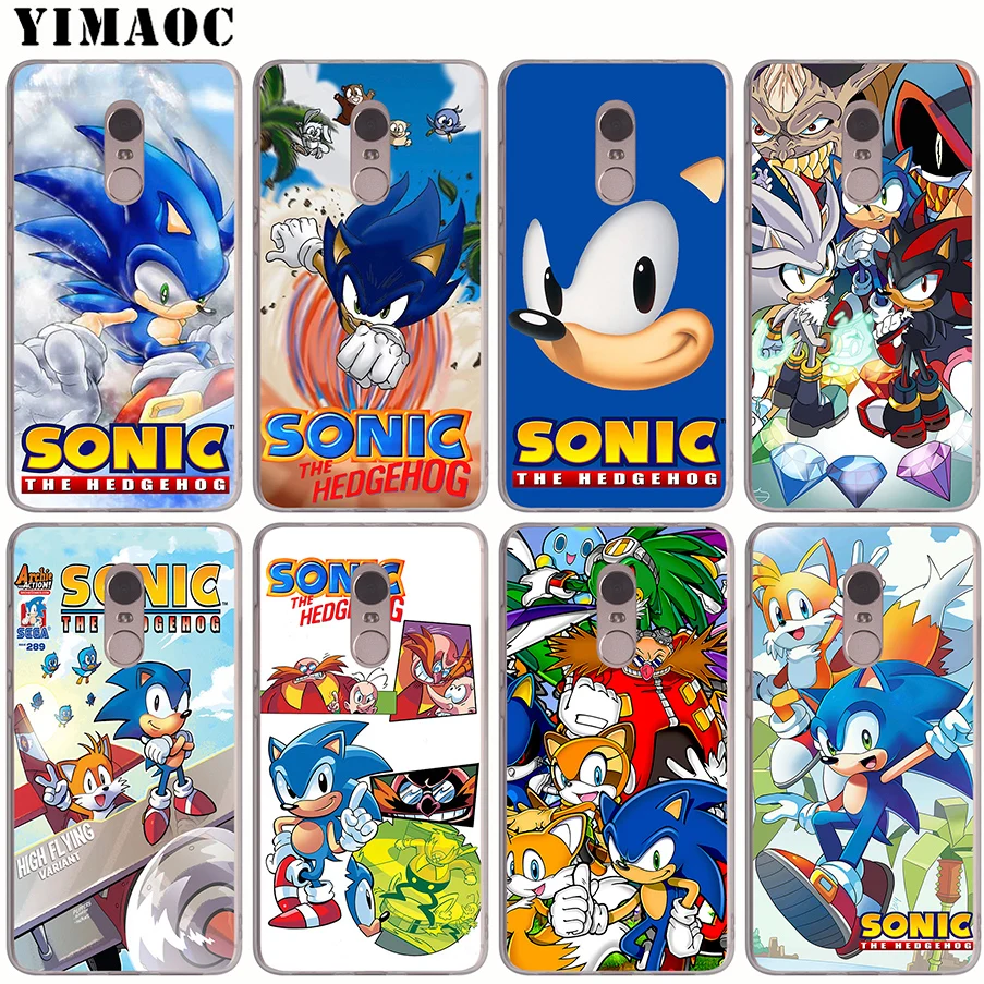 

YIMAOC Sonic the Hedgehog Series Soft Silicone Case for Xiaomi Mi A1 A2 8 Lite F1 SE 6 Mix 2S TPU Cover