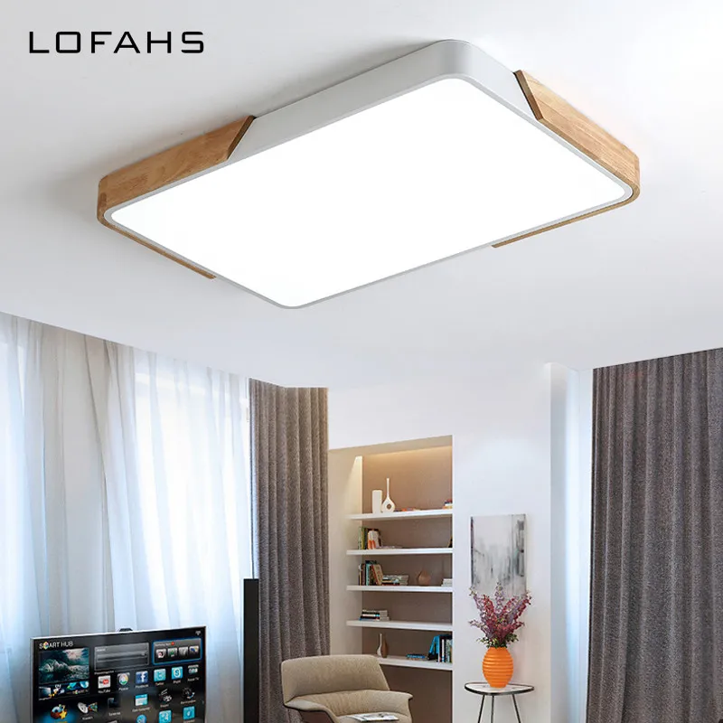 

LOFAHS Modern LED ceiling light Colorful simple rectangle ceiling lamp fixtures study office dining room bedroom living room
