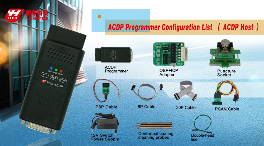 Yanhua Mini ACDP + модуль 2 поддерживает для BMW FEM/BDC ключевая программа/сброс пробега/FEM BDC