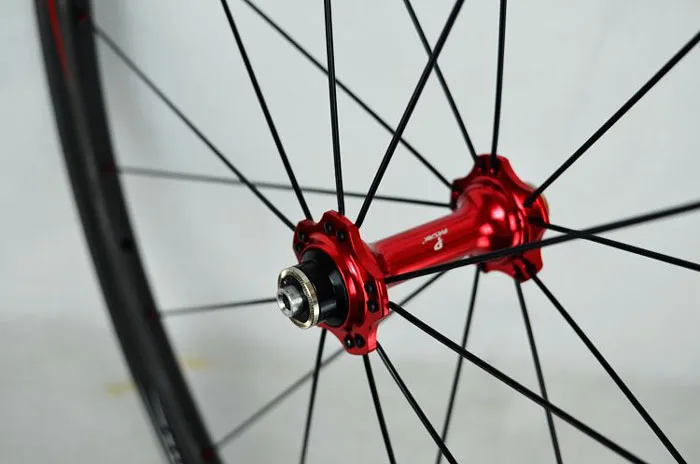 Best 700C Wheelset Carbon Wheels Road Bike Tubeless Wheel V/C Brake Profile 38-40-50-55mm Depth Clincher Carbon Rim Direct-pull 82