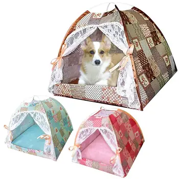 

Pet Cat House Foldable Soft Summer Breathable Tent Cat Dog Pet Sleeping Bag Nest For Small large Pet Cat dog Puppy Drop shipping