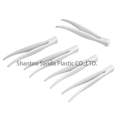 Free shipping Plastic tweezer,Medical forceps,100pcs/lot,The curved tip
