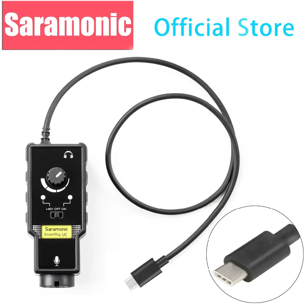 Saramonic XLR Microphone Adapter Pream Audio Rig & Guitar