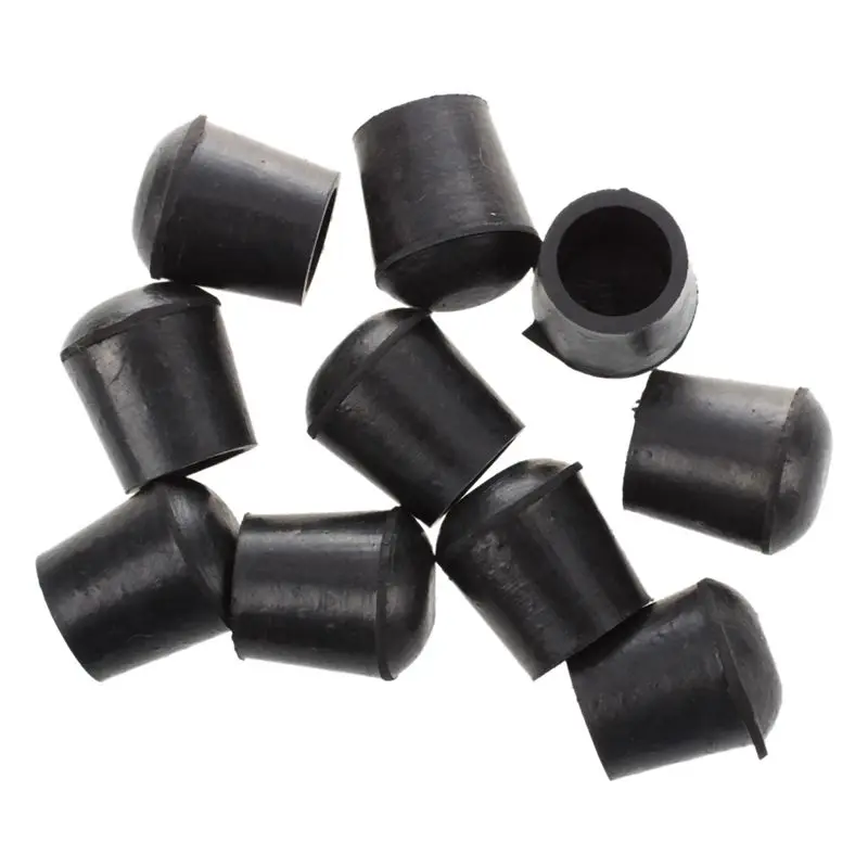 

Furniture Chair 16mm Inner Dia Cone Shape Rubber Foot Covers 10 Pcs