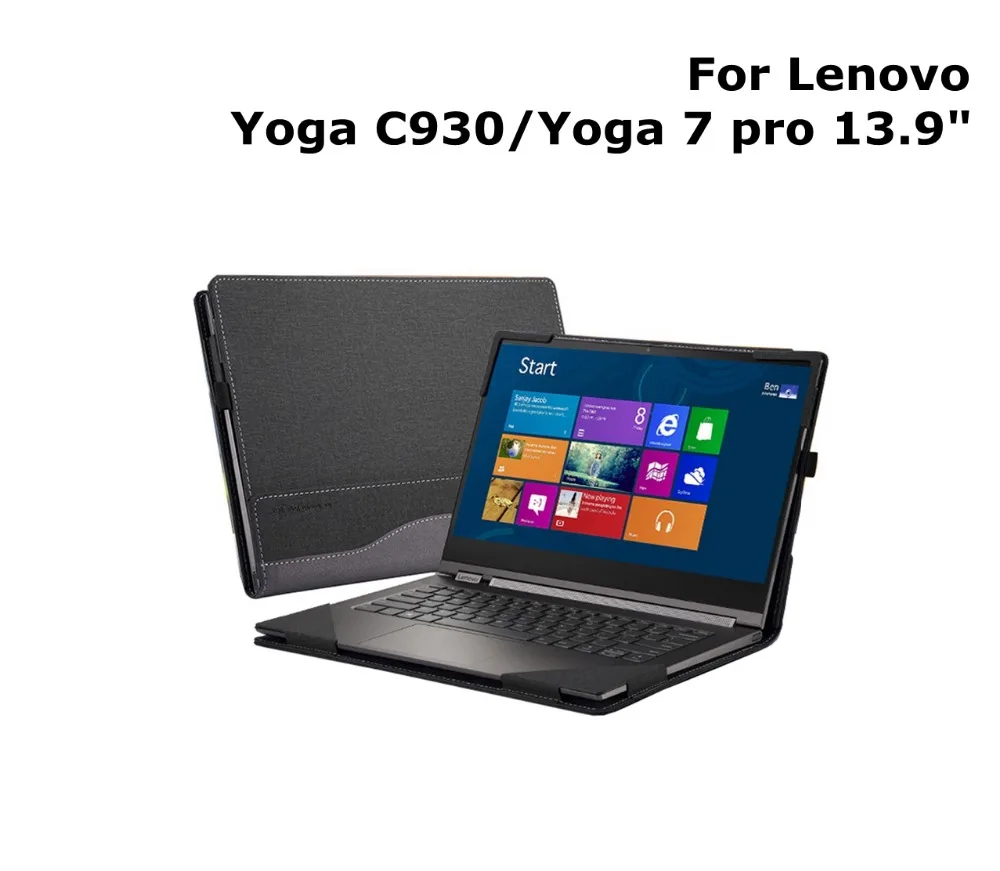Чехол для lenovo Yoga C930 13,9 ''планшет ноутбук рукав чехол из искусственной кожи защитный жесткий чехол для Yoga 7 Pro ноутбук