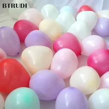 BTRUDI 10-inch single-layer heart-shaped macaron balloon birthday decoration kids adult wedding party supplies baby shower BTRUDI 10-inch single-layer heart-shaped macaron balloon birthday decoration kids adult wedding party supplies baby shower