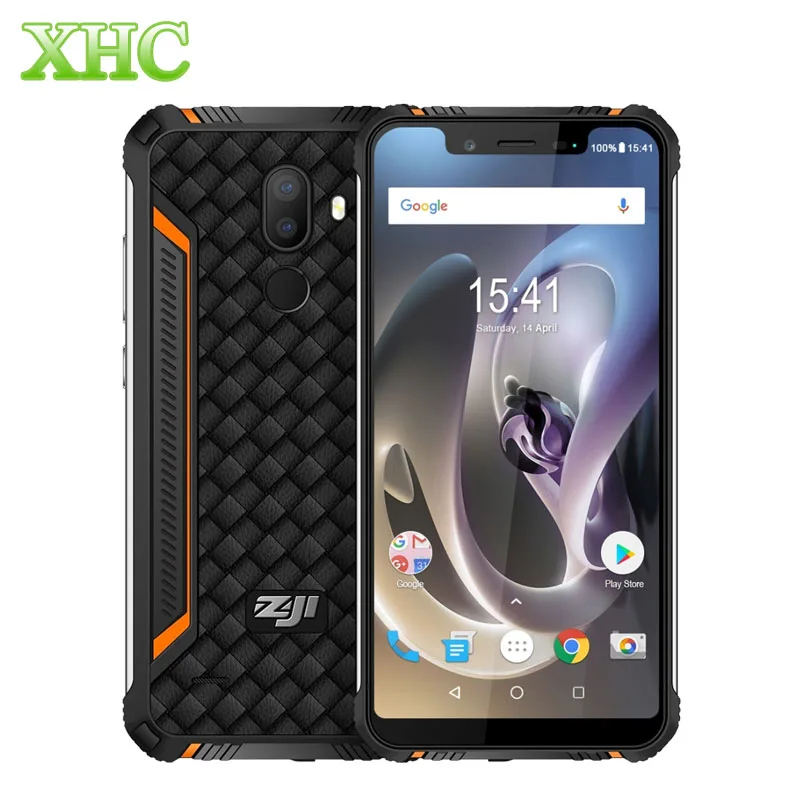 HOMTOM зоджи Z33 Dual SIM 4G мобильный телефон 3 ГБ + 32 ГБ IP68 Водонепроницаемый 13MP 8MP 5,85 дюймов Android 8,1 4 ядра Face ID смартфон