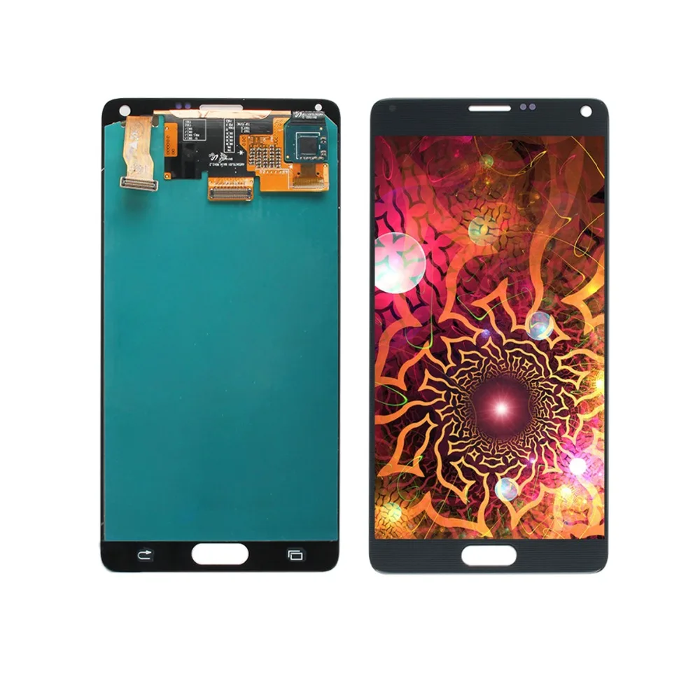 AMOLED ЖК дисплей для SAMSUNG GALAXY NOTE 4 NOTE4 N910 N910A N910F сенсорный экран протестированный
