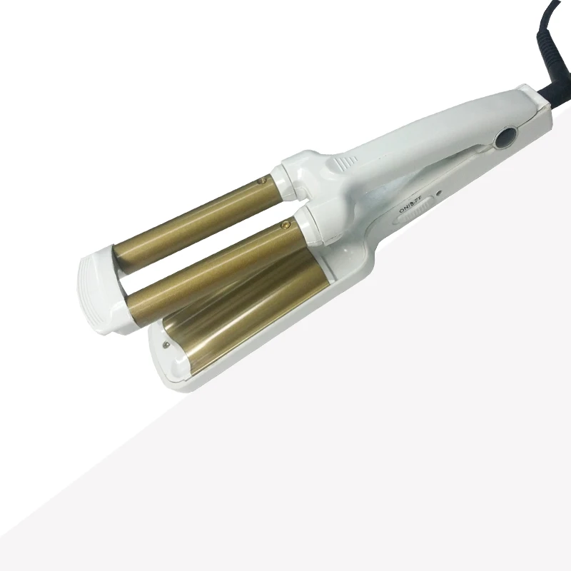 Fast Heating Triple Wave Iron Three Barrels Mini Portable Ceramic